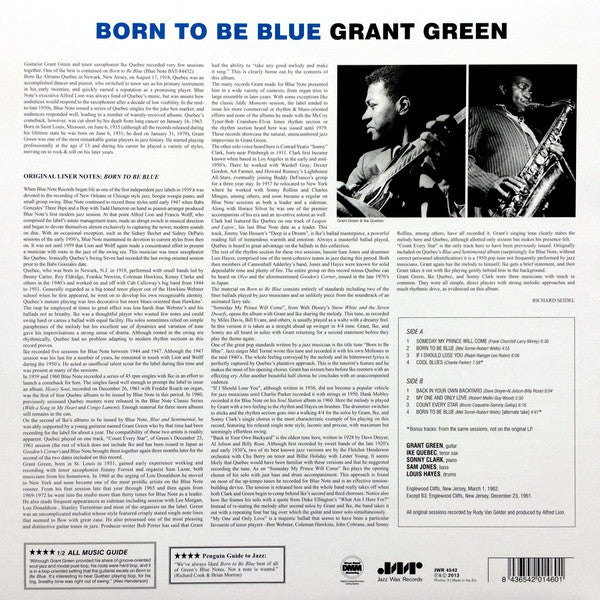 Grant Green : Born To Be Blue (LP, Album, Ltd, RE, RM, 180)