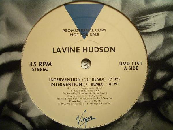 Lavine Hudson : Intervention (12", Promo)