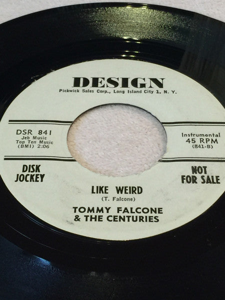 Tommy Falcone & The Centuries : Ship-To-Shore / Like Weird (7", Single, Promo)