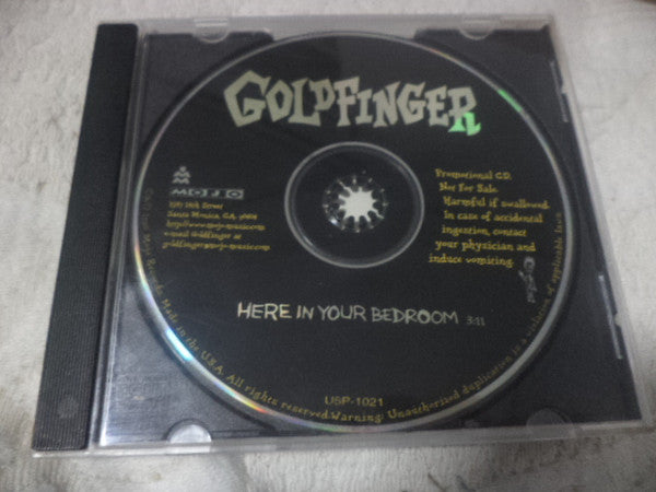 Goldfinger (7) : Here In Your Bedroom (CD, Promo)