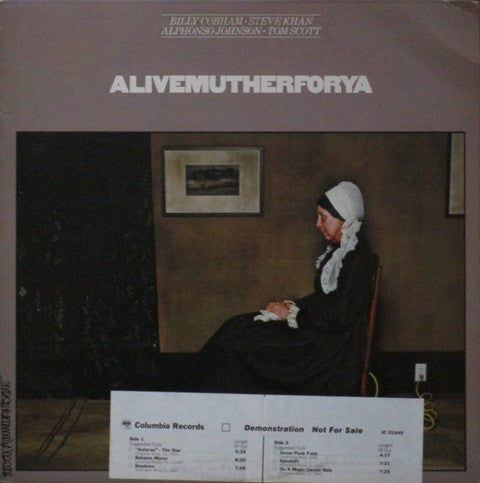 Billy Cobham · Steve Khan · Alphonso Johnson · Tom Scott : Alivemutherforya (LP, Album, Promo, Ter)
