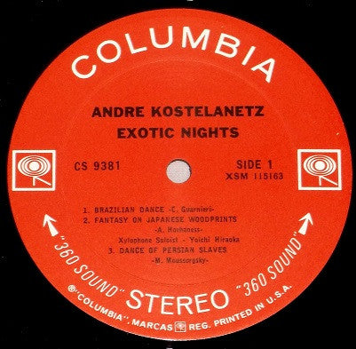 André Kostelanetz : Exotic Nights (LP, Album)