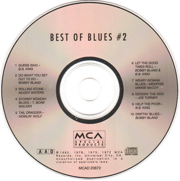 Various : Best Of The Blues Volume 2 (CD, Comp)