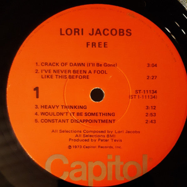 Lori Jacobs : Free (LP, Album)