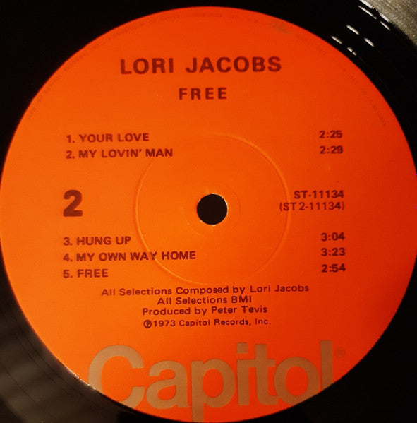 Lori Jacobs : Free (LP, Album)