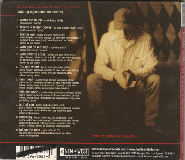 Buddy Miller : Universal United House Of Prayer (CD, Album, Dig)