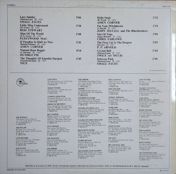Various : Immediate Presents The Great Hits Of - Vol. 2 (LP, Comp)