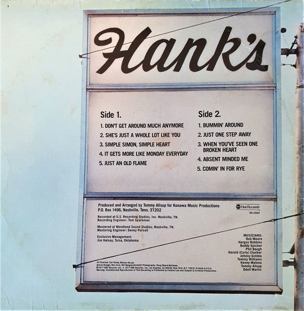 Hank Thompson : The Thompson Touch (LP, Album)