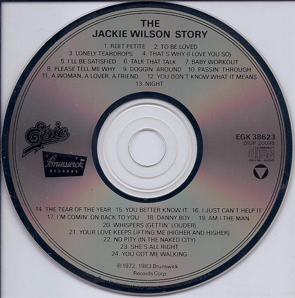 Jackie Wilson : The Jackie Wilson Story (CD, Comp, RE)