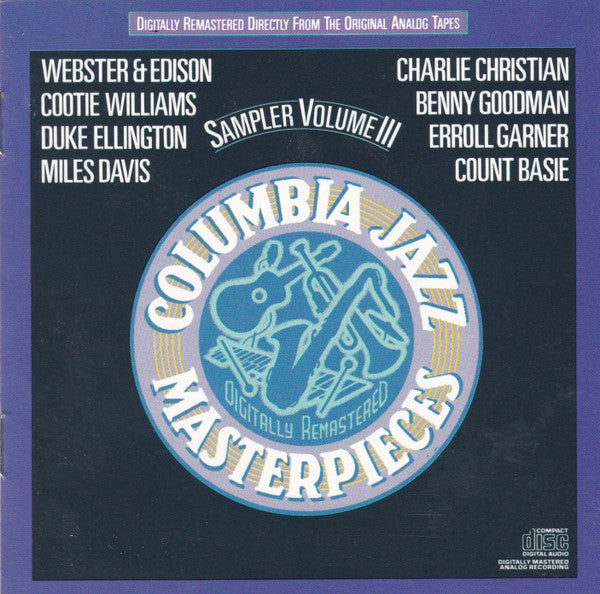 Various : Columbia Jazz Masterpieces Sampler Volume III (CD, Comp, RM)