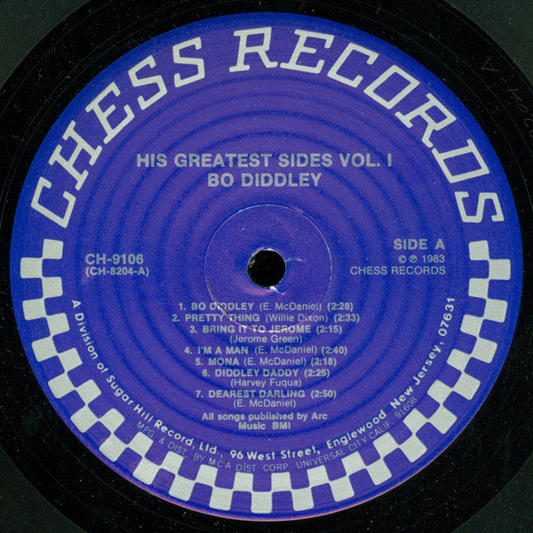Bo Diddley : His Greatest Sides: Volume One (LP, Comp)