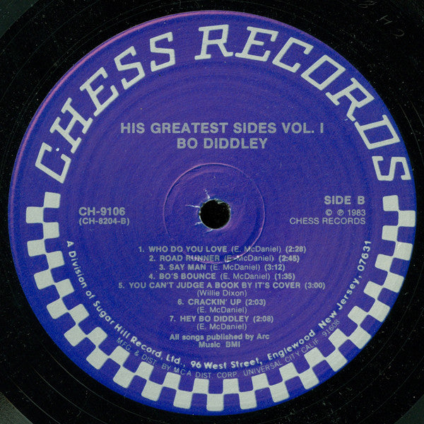 Bo Diddley : His Greatest Sides: Volume One (LP, Comp)