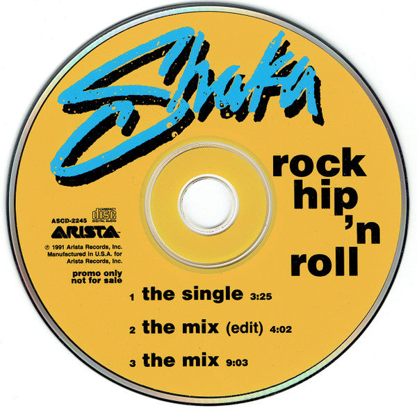 Shaka (17) : Rock Hip 'n Roll (CD, Single, Promo)