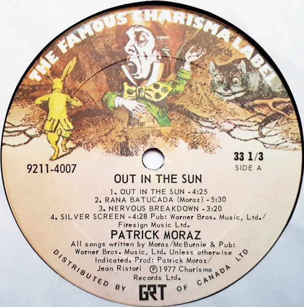 Patrick Moraz : Out In The Sun (LP, Album)