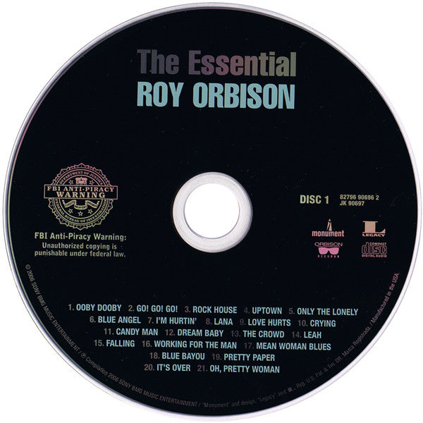 Roy Orbison : The Essential Roy Orbison (2xCD, Comp, Jew)