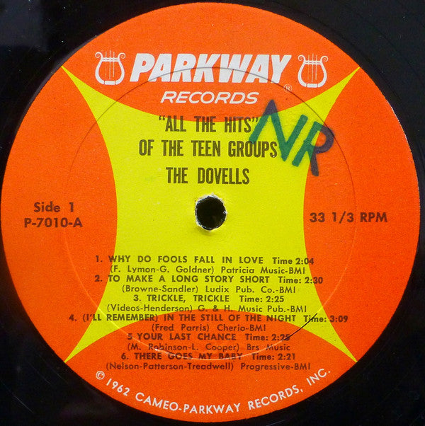 The Dovells : "All The Hits" Of The Teen Groups (LP, Mono)