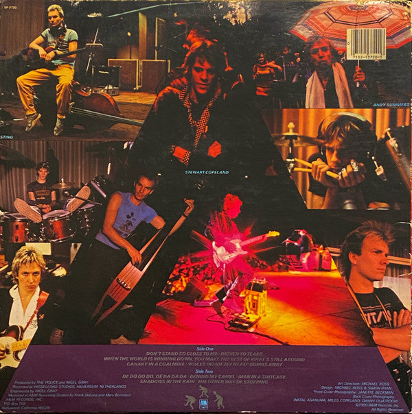The Police : Zenyatta Mondatta (LP, Album, RE, B -)