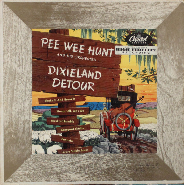 Pee Wee Hunt And His Orchestra : Dixieland Detour (10", Album)