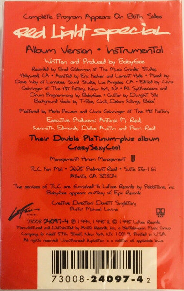 TLC : Red Light Special (Cass, Single)