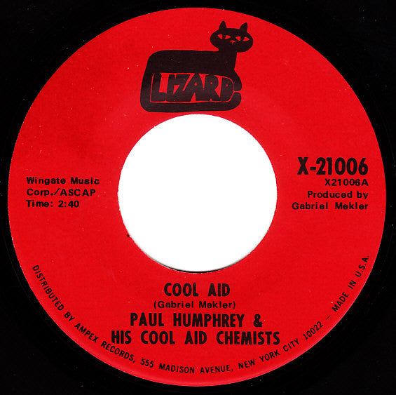 Paul Humphrey & His Cool Aid Chemists : Cool Aid / Detroit (7", Single)
