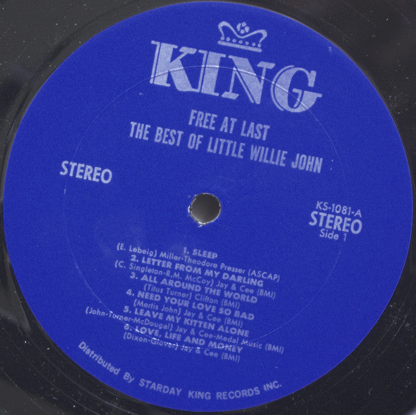 Little Willie John : Free At Last (LP, Comp)