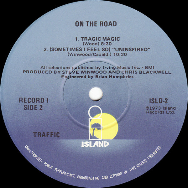 Traffic : On The Road (2xLP, Album, RE, Gat)