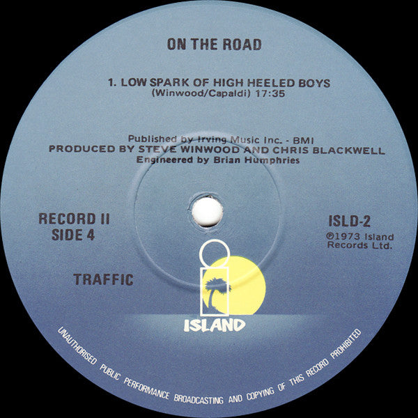 Traffic : On The Road (2xLP, Album, RE, Gat)