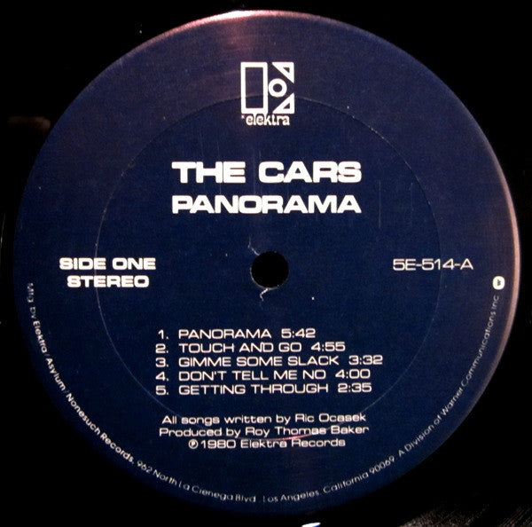 The Cars : Panorama (LP, Album, Club)
