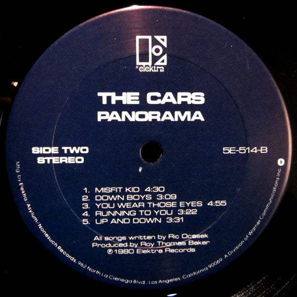 The Cars : Panorama (LP, Album, Club)