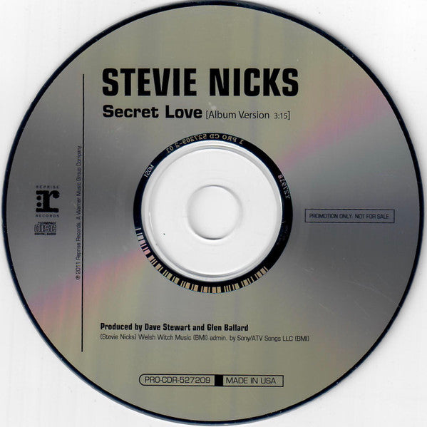 Stevie Nicks : Secret Love (CD, Single, Promo)
