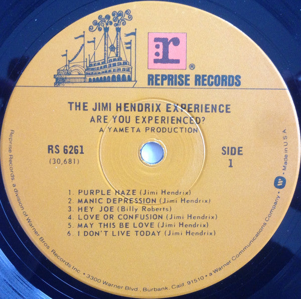 The Jimi Hendrix Experience : Are You Experienced (LP, Album, RE)
