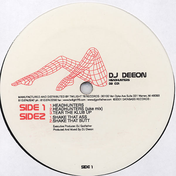 DJ Deeon : Headhunters (12")