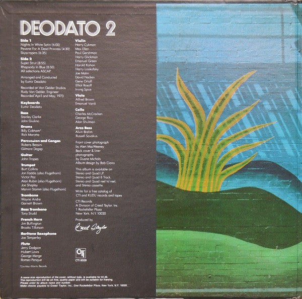 Eumir Deodato : Deodato 2 (LP, Album, Uni)