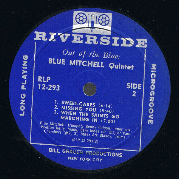 Blue Mitchell : Out Of The Blue (LP, Album, Mono, Dee)