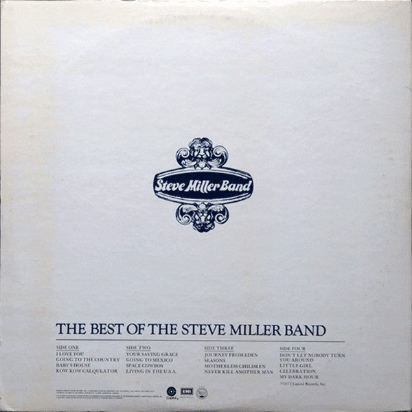 Steve Miller Band : Anthology (2xLP, Comp, RP, Los)