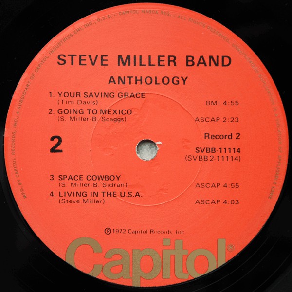 Steve Miller Band : Anthology (2xLP, Comp, RP, Los)