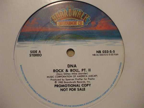 DNA (22) : Rock & Roll Pt.2 (12", Promo)
