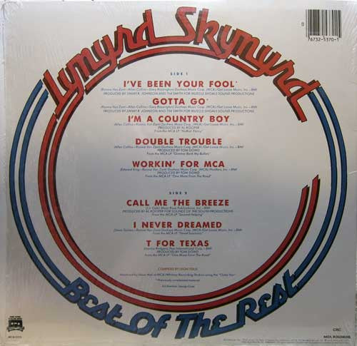 Lynyrd Skynyrd : Best Of The Rest (LP, Comp, Club, CRC)