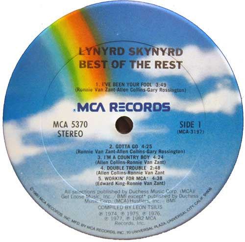 Lynyrd Skynyrd : Best Of The Rest (LP, Comp, Club, CRC)