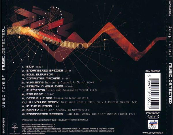 Deep Forest : Music Detected (CD, Album)