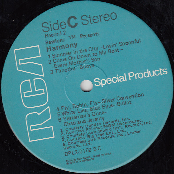 Various : Sessions Presents Harmony (2xLP, Comp)