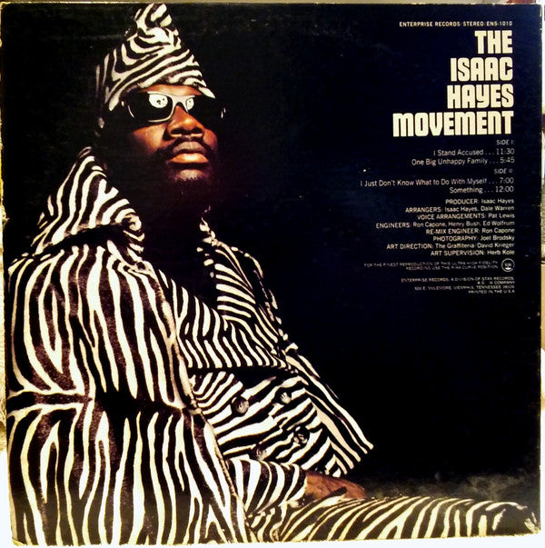 Isaac Hayes : The Isaac Hayes Movement (LP, Album, Ter)