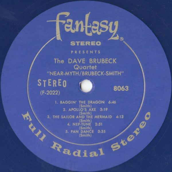 The Dave Brubeck Quartet / Dave Brubeck - William O. Smith : Near-Myth (LP, Album, Blu)