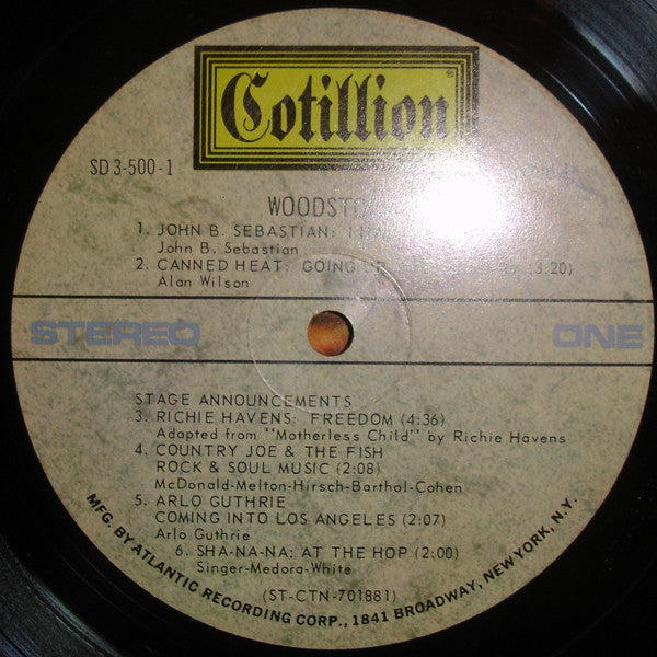 Various : Woodstock - Music From The Original Soundtrack And More (3xLP, Album, Tri)