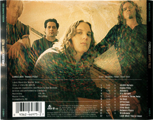 Candlebox : Happy Pills (CD, Album, RE)