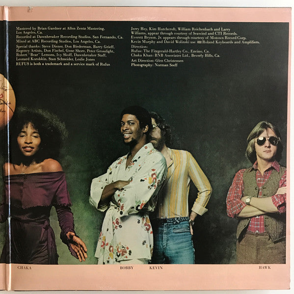Rufus & Chaka Khan : Street Player (LP, Album, Gat)
