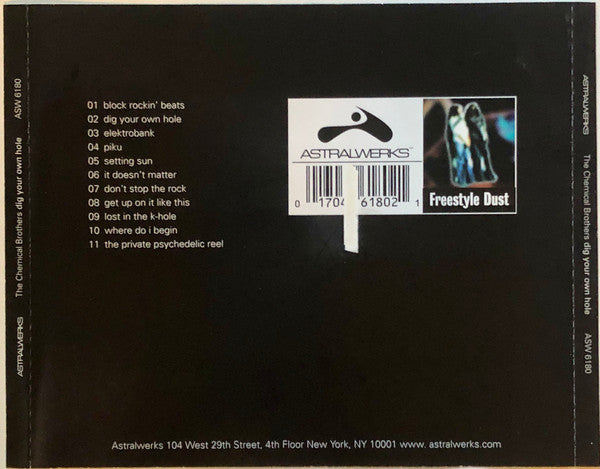 The Chemical Brothers : Dig Your Own Hole (CD, Album, EMI)