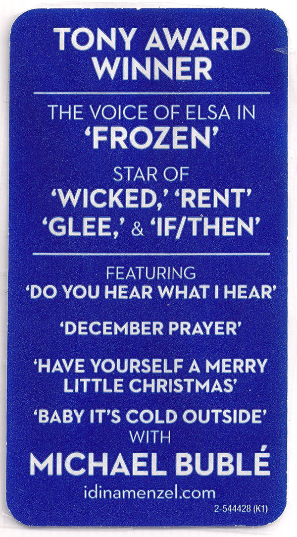 Idina Menzel : Holiday Wishes (CD, Album, Tar)