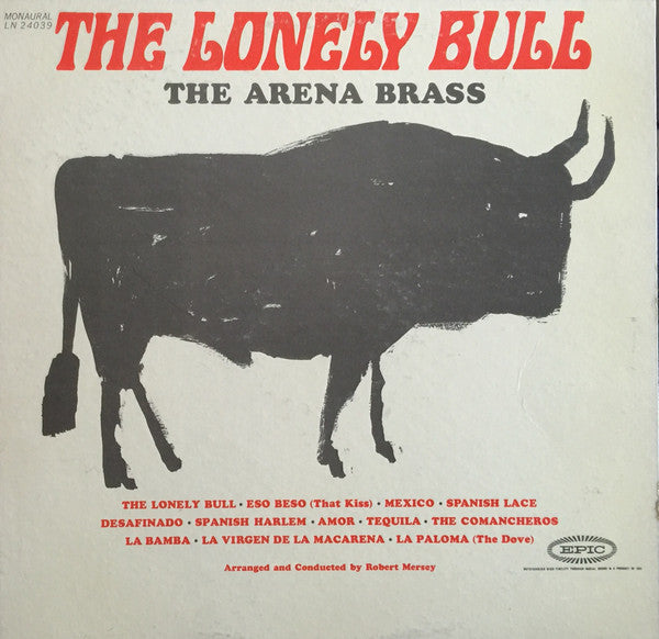 The Arena Brass : The Lonely Bull (LP, Mono)