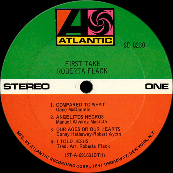 Roberta Flack : First Take (LP, Album, 184)